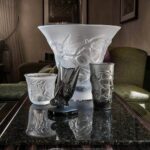 Скульптура Lalique пресс-папье Hirondelles