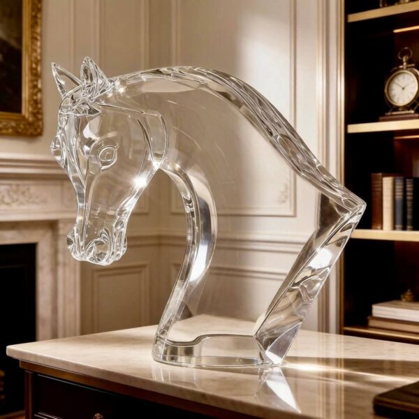 Скульптура Lalique Голова лошади
