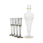 Набор Faberge Operetta штоф и 4 рюмки для водки (ликёра)