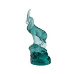 Скульптура Lalique Ibex Козерог синяя