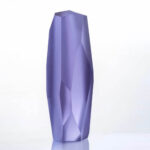 Скульптура Lalique Rockstone 40 лавандовая, Arik Levy & Lalique Art, 2019