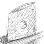 Ваза Lalique Géo Mario Botta & Lalique, 2016
