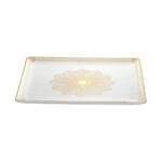 Поднос Christofle Malmaison Impériale Gold 22×20 см