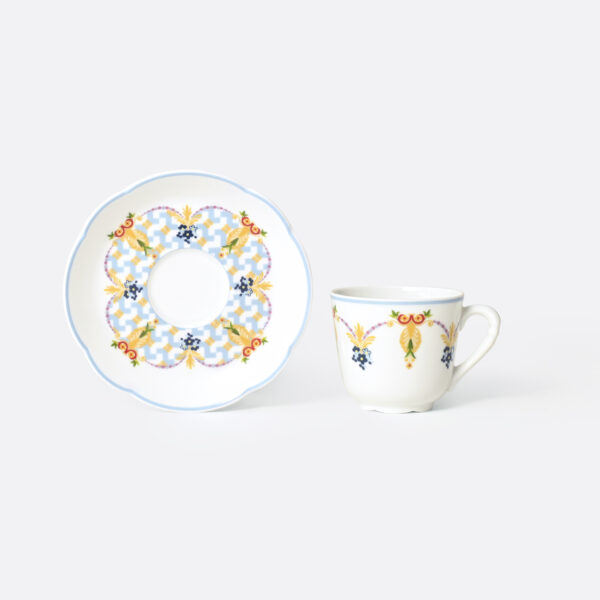 Кофейная чашка Bernardaud Trianon с блюдцем 60 мл