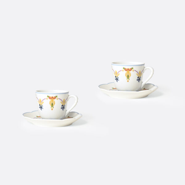 Кофейная чашка Bernardaud Trianon с блюдцем 60 мл