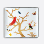 Поднос Bernardaud Aux Oiseaux 22 х 19,5 см