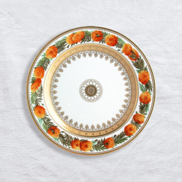 Тарелка для салата и десерта Bernardaud Botanique Tagetes eleve 21 см