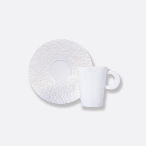 Кофейная чашка Bernardaud Ecume с блюдцем 60 мл