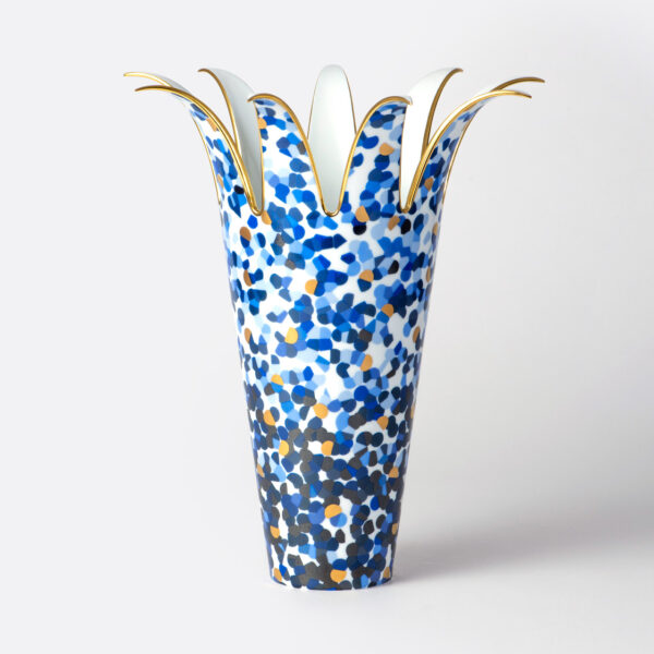Ваза Bernardaud Marmorino Bleu - Marco Mencacci 37,5 см