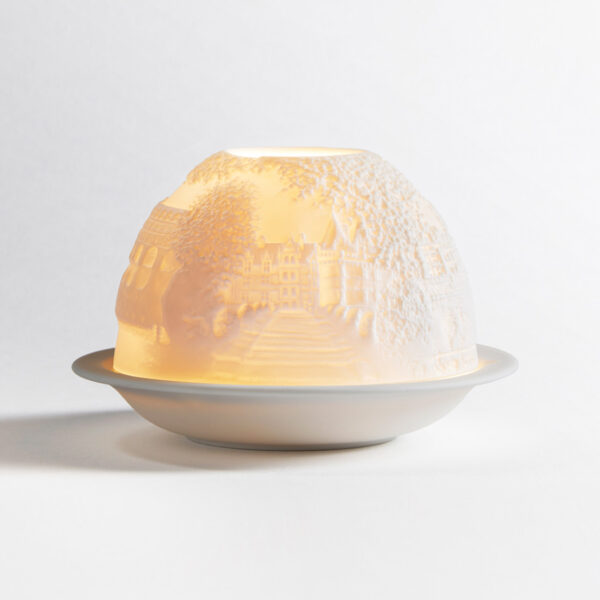 Led-Подсвечник Литофания Bernardaud Châteaux de la Loire Замки долины Луары