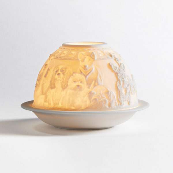Подсвечник Литофания Bernardaud Les chiens Собаки