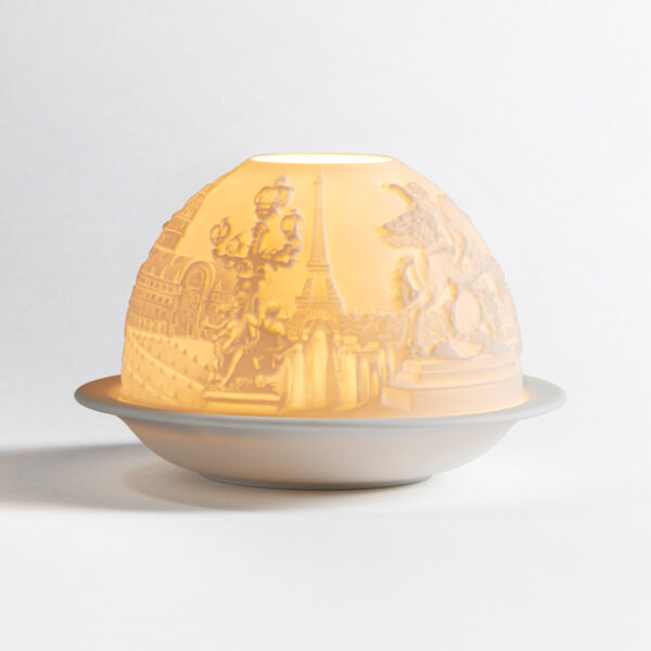 Led-Подсвечник Литофания Bernardaud Les monuments de Paris Памятники Парижа
