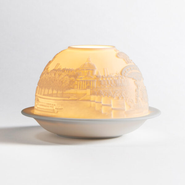 Led-Подсвечник Литофания Bernardaud Paris sur Seine Париж на Сене