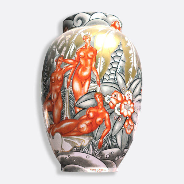 Ваза Bernardaud Annees Folles René Crevel 57 см