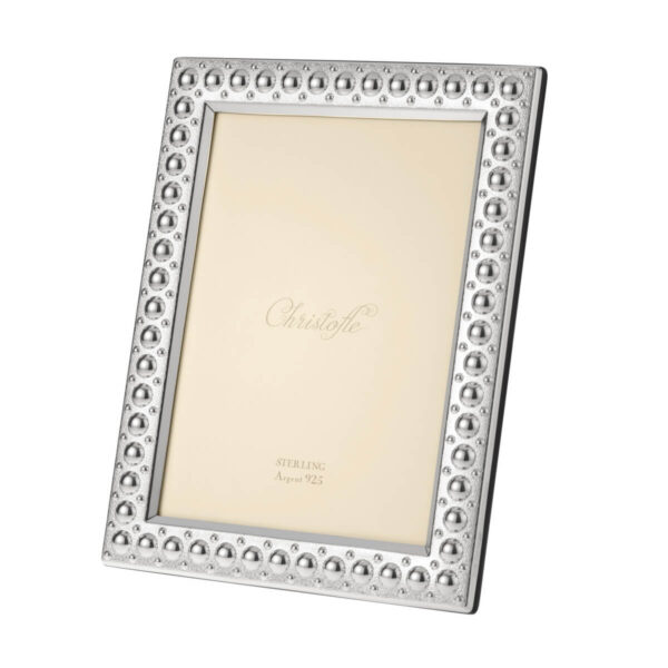 Фоторамка Christofle Perles 13x18 серебро