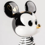 Скульптура Lladro Mickey чёрно-белая