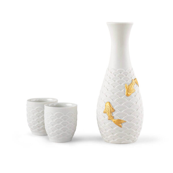 Набор для саке Lladro Koi Рыбки Кои