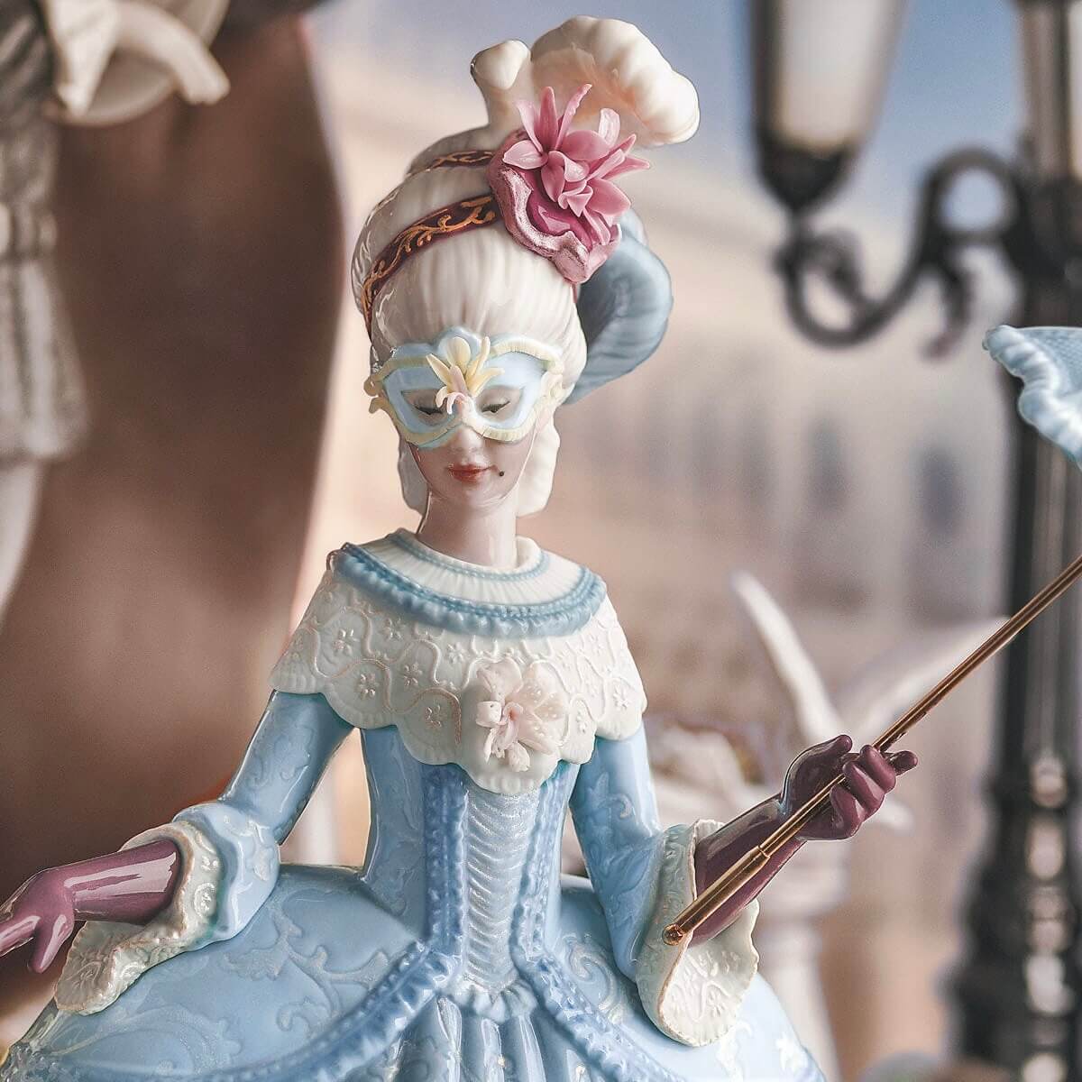 Скульптура Lladro Carnival in Venice Карнавал в Венеции_8 Скульптура Lladro Carnival in Venice Карнавал в Венеции