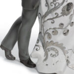 Скульптура Lladro Lovers' Waltz Вальс влюбленных с серебристым блеском