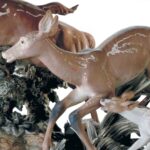 Скульптура Lladro Pursued Deer Загнанные олени