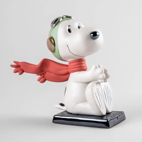 Скульптура Lladro Snoopy Flying Ace Летчик-ас