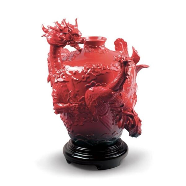 Ваза Lladro Dragon and Phoenix Дракон и Феникс