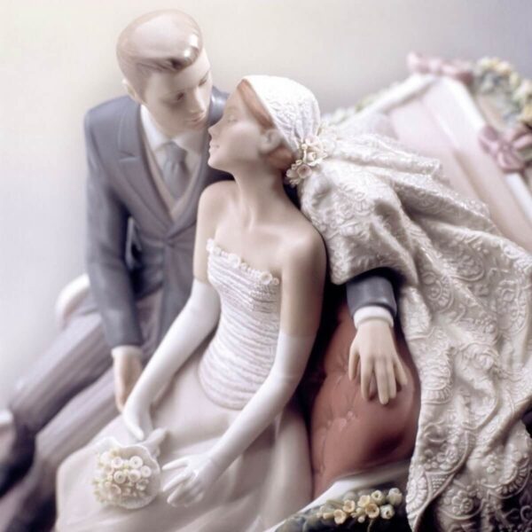 Скульптура Lladro Bridal Carriage Выезд новобрачных