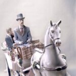 Скульптура Lladro Bridal Carriage Выезд новобрачных