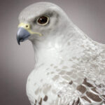 Скульптура Lladro Gyrfalcon Полярный сапсан