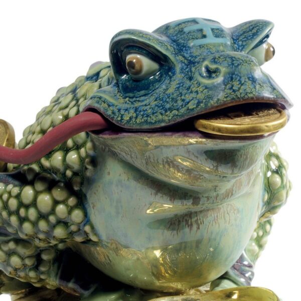 Скульптура Lladro Hoptoad Жаба - Символ изобилия