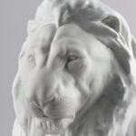 Скульптура Lladro Lion with Cub Лев с детёнышем