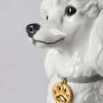 Скульптура Lladro Poodle with Mochis Пудель с мочи