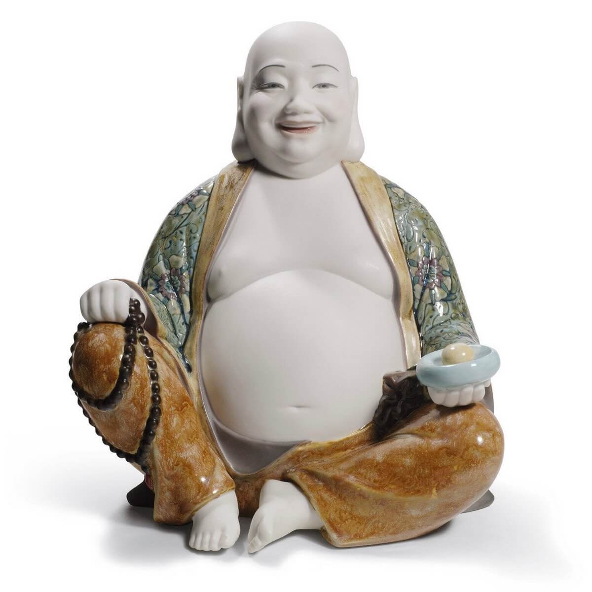 Скульптура Lladro Happy Buddha Счастливый Будда Скульптура Lladro Happy Buddha Счастливый Будда
