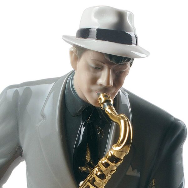 Скульптура Lladro Jazz Saxophonist Саксофонист