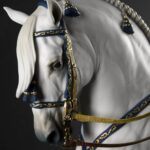 Скульптура Lladro Spanish pure breed Испанский чистокровный конь белая