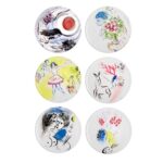 Обеденные тарелки Bernardaud Marc Chagall Collection набор из 6-ти