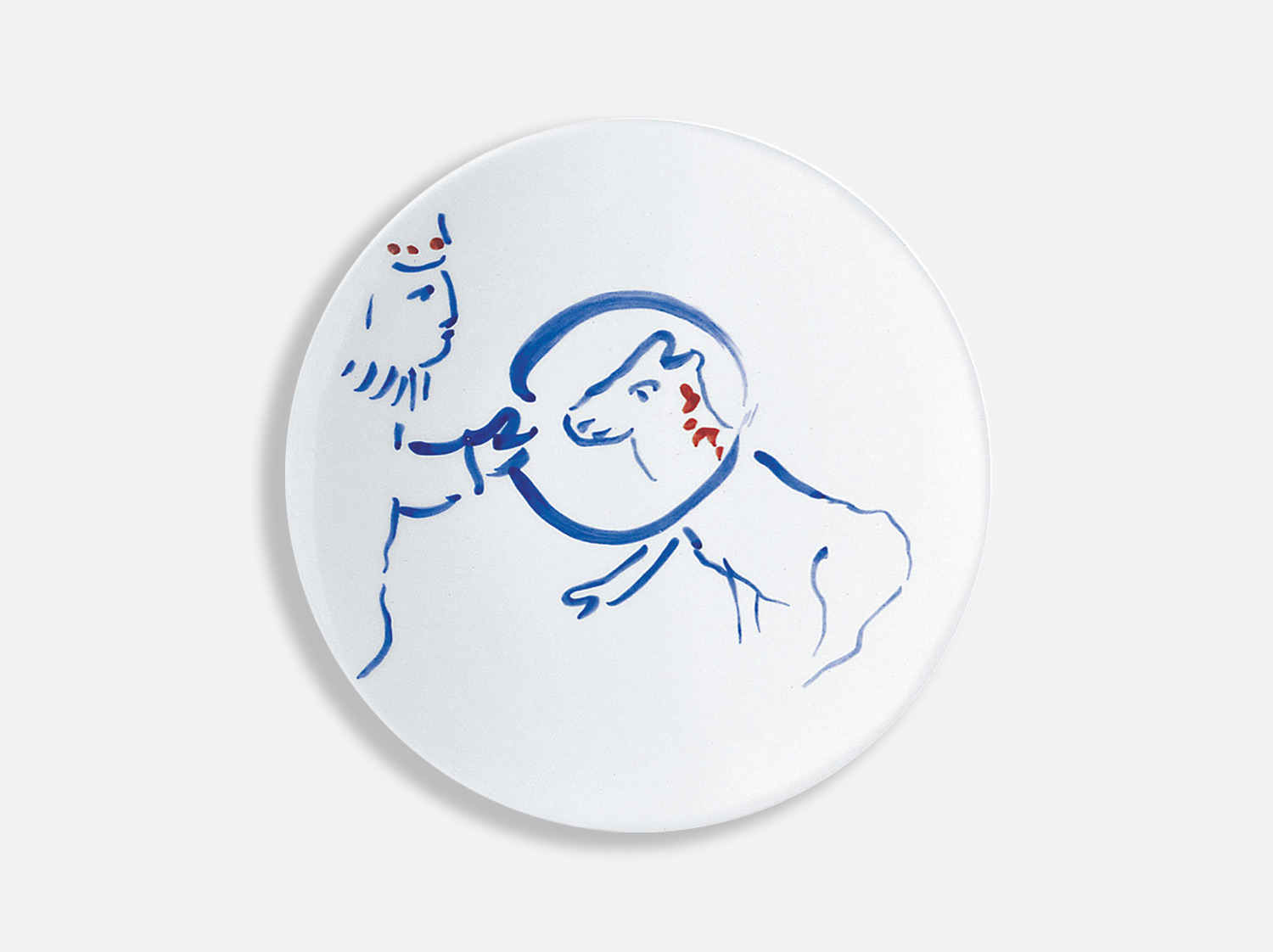 21716_PourIda_Assiette21_6_MarcChagall-ADAGP_-Paris_-2020-Chagall_800x800 Тарелка для салата и десерта Bernardaud Pour Ida Marc Chagall