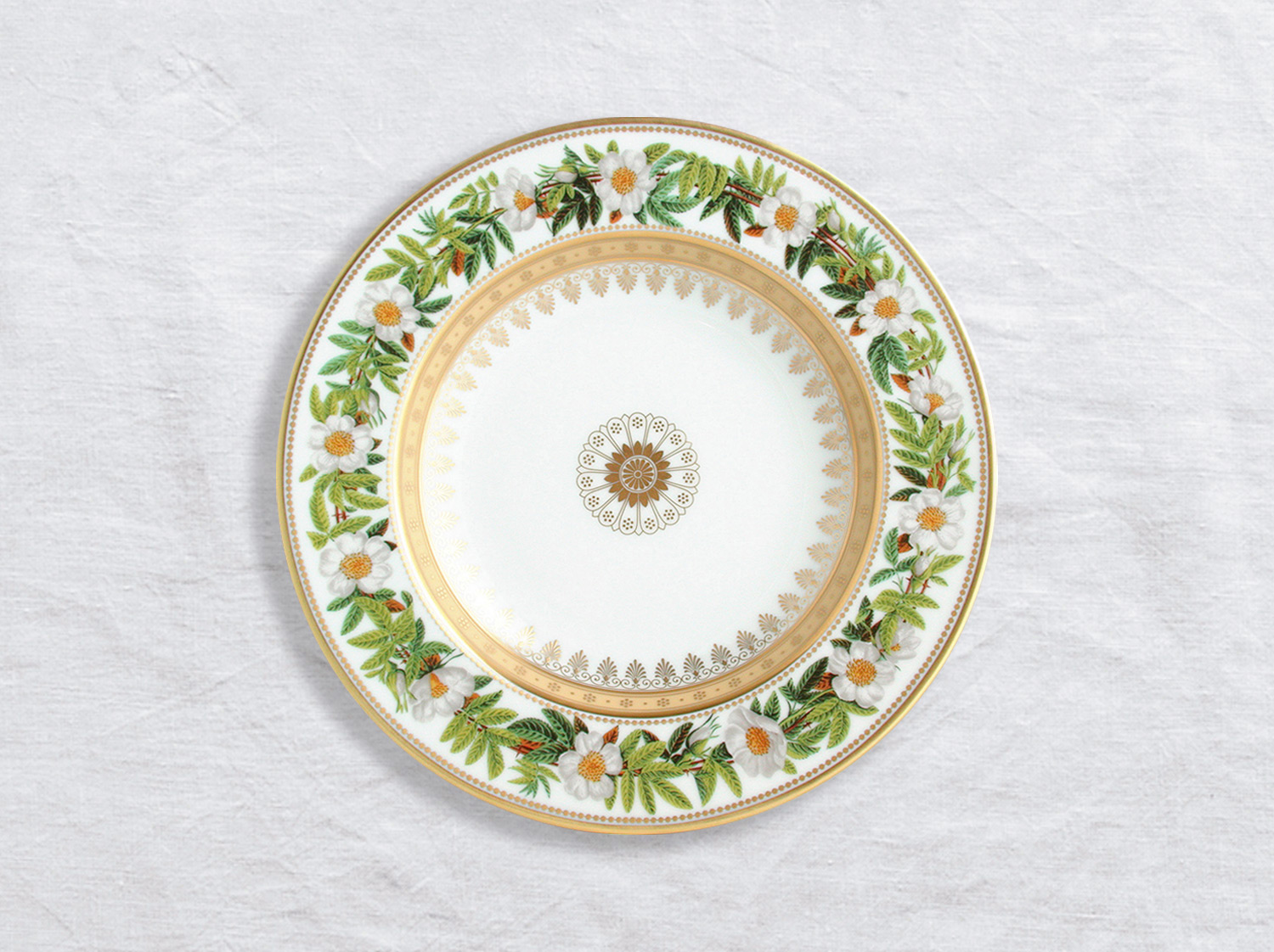 Botanique_AssietteCreuseAile Тарелка для супа Bernardaud Botanique Rosehip Flower 22,5 см — изображение 1
