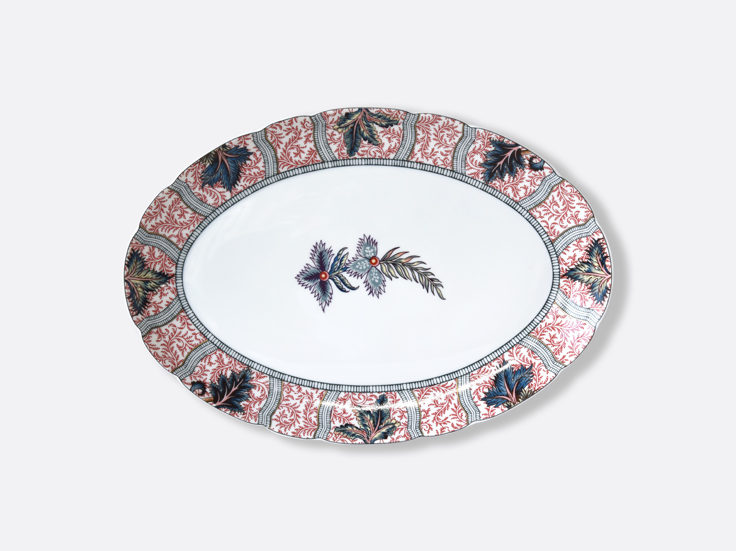 CollectionBraquenie_PlatOvale38 Блюдо овальное Bernardaud Braquenié 38 см — изображение 1