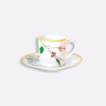 Кофейная чашка Bernardaud Jardin Indien с блюдцем 80 мл