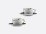 Чайная чашка Bernardaud Kintsugi с блюдцем 150 мл Charbon — изображение 5