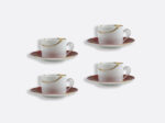 Чайная чашка Bernardaud Kintsugi с блюдцем 150 мл Rouge Empereur — изображение 6