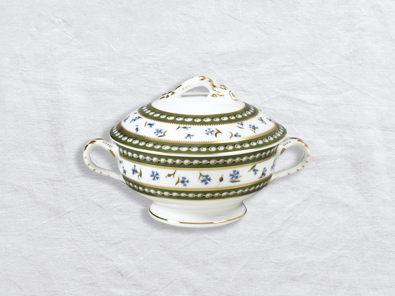 MarieAntoinette_EcuelleCouverte Соусник Bernardaud Marie-Antoinette с крышкой 440 мл — изображение 1