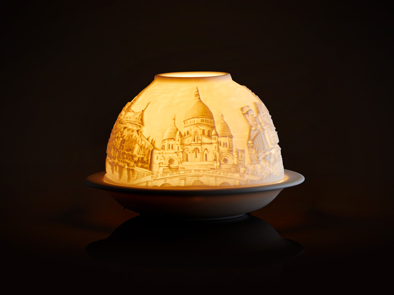 New_EglisesdeParis_Nuit Led-Подсвечник Литофания Bernardaud Les églises de Paris Церкви Парижа — изображение 7