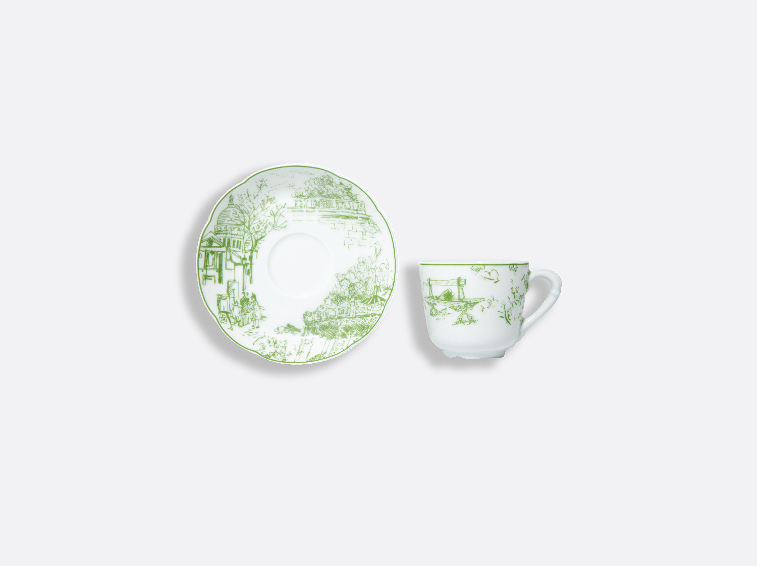 ToutParis_expresso1 Кофейная чашка Bernardaud Tout Paris для эспрессо с блюдцем 60 мл — изображение 4