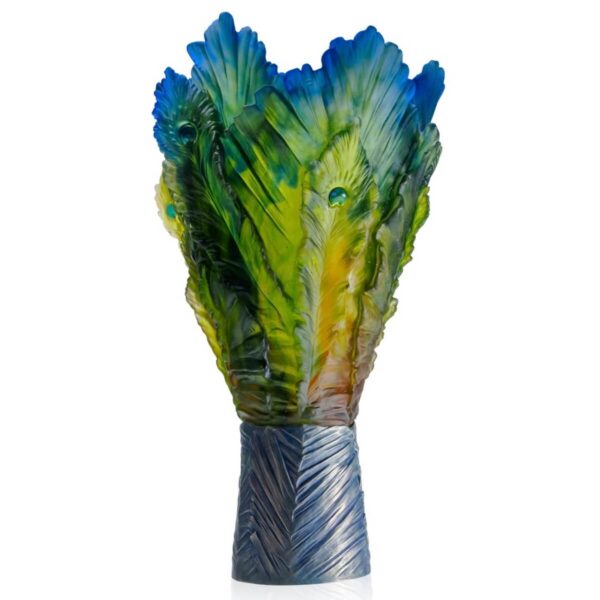 Ваза Daum Fleur De Paon Exotique Magnum