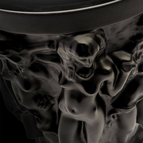 Ваза Lalique Sirènes Terry Noir Rodgers & Lalique чёрная, 2017
