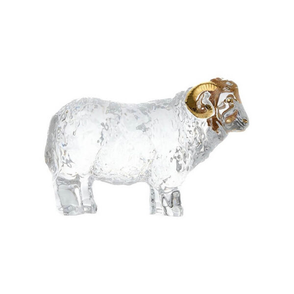 Скульптура Baccarat Sheep Zodiaque 2027 Овца с золотом