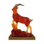 Скульптура Tsar Imperial (Faberge) Goat Коза янтарная 2027