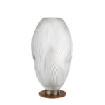 Настольная лампа Lalique Alizé XXL никель